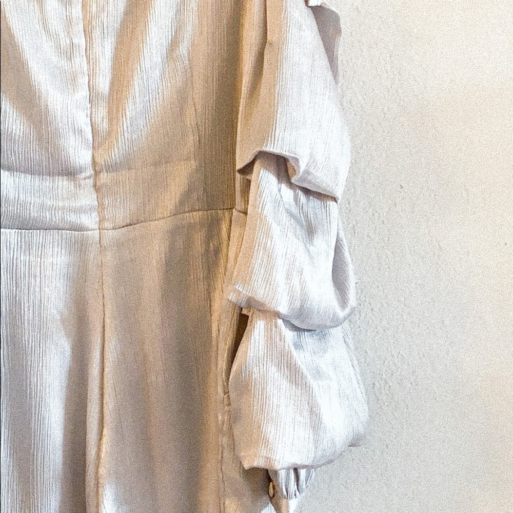 Gianni Bini Silver Romper - Picture 4 of 5